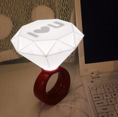 USB-светильник Бриллиант (красный) фото