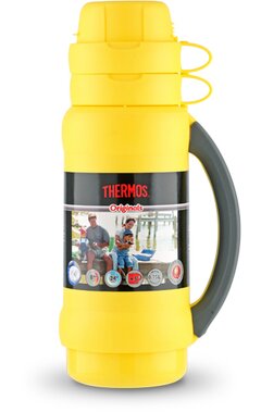 TERMOS Термос со стекл. колбой 0.75L, 34-75-Lemon w/two cups фото