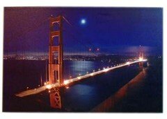 Картина со светодиодами "Мост" фото