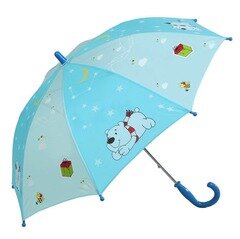 Зонт "Настроение - Мишка и звезды" (голубой) фото
