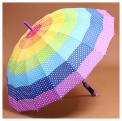 Зонт Rainbow with dots фото