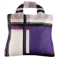Эко-сумка "Геометрия" фиолетовая фото