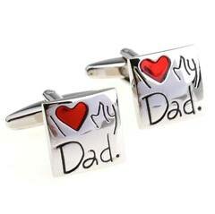 Запонки "I love my Dad" фото