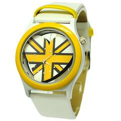 Часы "UK Love" (желтые) фото