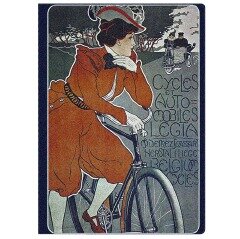 Обложка для паспорта "Ретро-вело" фото