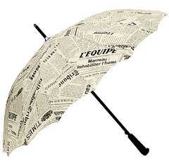 Зонт "Newspaper" (бежевый) фото