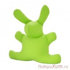Подушка-антистресс"Заяц"зеленый фото