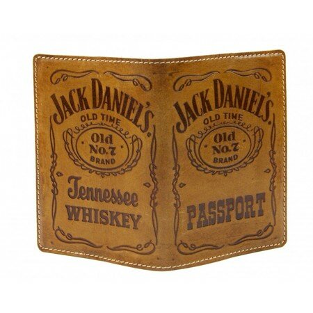 БЕЛЫЙ ЯСЕНЬ Обложка для паспорта Jack Daniels (кожа, тиснение) фото