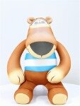 СПИ Игрушка антистрессовая Медведь Баул в тельняшке фото