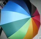 Зонт-трость Радуга, 12 спиц фото