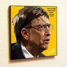 Картина в стиле поп-арт, Билл Гейтс