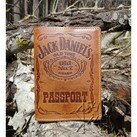БЕЛЫЙ ЯСЕНЬ Обложка для паспорта Jack Daniels (кожа, тиснение) фото 0