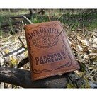 БЕЛЫЙ ЯСЕНЬ Обложка для паспорта Jack Daniels (кожа, тиснение) фото 1
