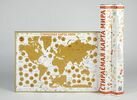 Стиральная карта мира Колор Эдишн (Color Edition) в шестигранном тубусе, А2, 59х42 см фото 7