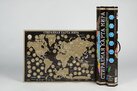 Стиральная карта мира Голд Блэк Эдишн (Gold Black Edition), А2, 59х42 см фото 2