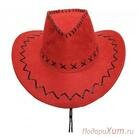 Шляпа ковбойская красная фото