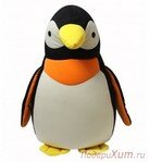 Игрушка антистресс Пингвин чёрно-белый фото
