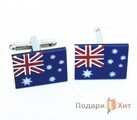 Запонки-флаги Австралия
