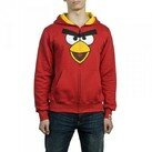Толстовка Angry Birds красная на молнии