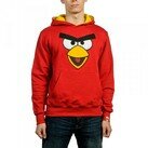 Толстовка Angry Birds красная с накладным карманом фото