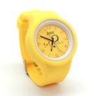 Часы "Arithmetic" (желтые) фото