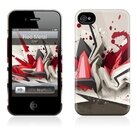 Чехол для iPhone 4,4S Gelaskins "Red Metal" фото