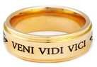 Кольцо Цезаря "Veni, Vidi, Vici" фото 0