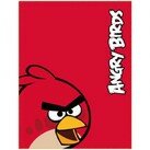 Angry Birds Плед из флиса с красной птичкой в углу фото