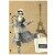 Обложка для паспорта "Девушка-кошка в Париже"