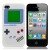 Чехол для iPhone4 "Game boy" (белый)