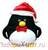 Пингвин новогодний подушка антистресс фото 0