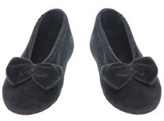 Балетки на коже черные фото