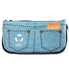 Пенал "Джинсы" (голубой) фото