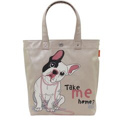 Вертикальная сумка "Take me home" (винил) фото