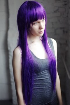 Парик длинный "Фиалка" фото