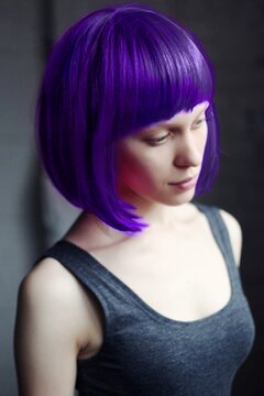 Парик короткий "Фиалка" фото