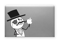 Наклейка на Макбук Гуд сэр фото