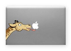 Наклейка на Макбук Жираф фото