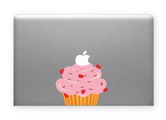 Наклейка на Макбук Капкейк фото