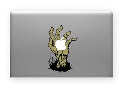 Наклейка на Макбук Рука зомби фото