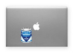 Наклейка на Макбук Сгущенка фото