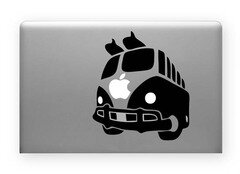 Наклейка на Макбук Сёрф-минивен фото