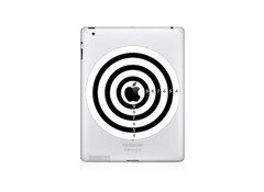 Наклейка на Айпад Мишень фото