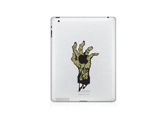 Наклейка на Айпад Рука зомби фото