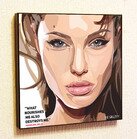 Картина в стиле поп-арт, Анджелина Джоли фото