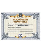 Подарочный сертификат (формат А5) фото