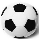 СПИ Подушка-антистресс Мяч чёрно-белый (футбольный) фото