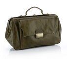 Женская сумка-портфель "Ретро" (зеленая) фото