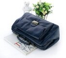 Женская сумка-портфель "Ретро" (синяя) фото