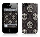 Чехол для iPhone 4,4S Gelaskins "Skull Damask" фото
